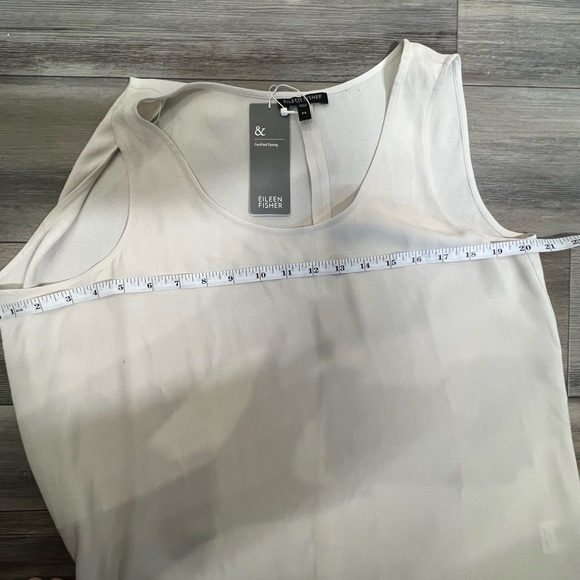 NWT‎ Eileen Fisher 100% Silk Women Tank Blouse- PS - Picture 8 of 12